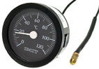 Thermometer mit Sonde
Einbau: Ø52mm, Scala 0 /120°C
Kap. 1500mm, F= Ø6,5x2,6mm, schwarz