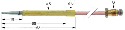Thermoelement L=330