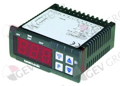 Thermostat-Regler digital m.Abtaufunkt.
3-stellig, 2xPTC 12V, TLY29