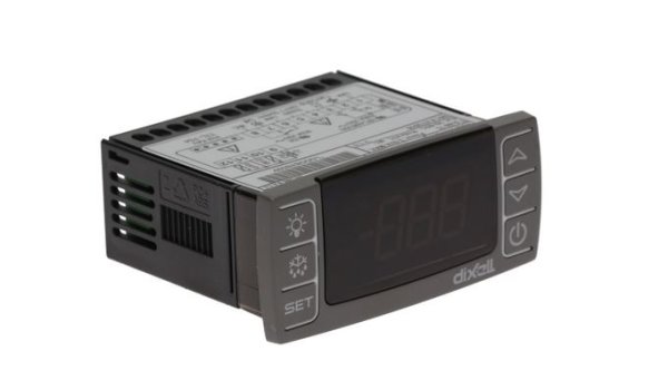 Thermostat elektr. DIXELL XR06CX
-5R0C1- T. 0 bis +60 °C
230V; 50/60HZ ;  für NTC  
3x Relaisausgang