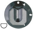DREHKNOPF SCHWARZ ø 70 mm M/SIEBDRUCK
halbmondförmiges Loch 10x8 mm
für Nudelkocher (ZANUSSI) - Serie HD900