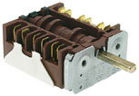 Schalter 4 Schaltstellungen 
0-1-2-3 Achse ø 6x4,6mm 
Flachstecker - 270 °C Umgebungstemp.