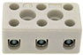 KERAMIKKLEMME 3-POLIG 
für Kabel max ø 2,5 mm 
Betriebstemperatur 300 °C 
Nennspannung 450V