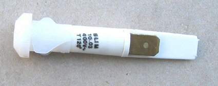 Kontroll-Lampe 400V
ø 10mm klar 400V
Anschluss Flachstecker 6,3mm
WEISS