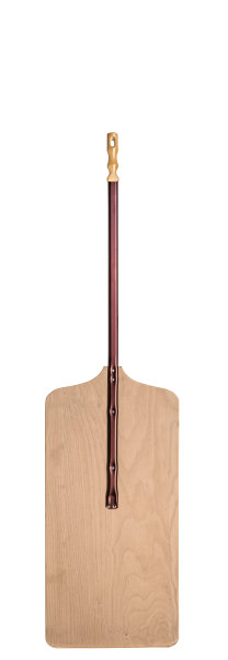 Verstaerkte Holzschaufel für Meter-Pizza cm.36x80, Stiel in Legierung