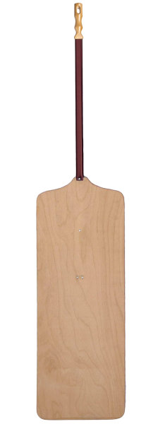 Verstaerkte Holzschaufel für Meter-Pizza cm.36x100, Stiel in Legierung