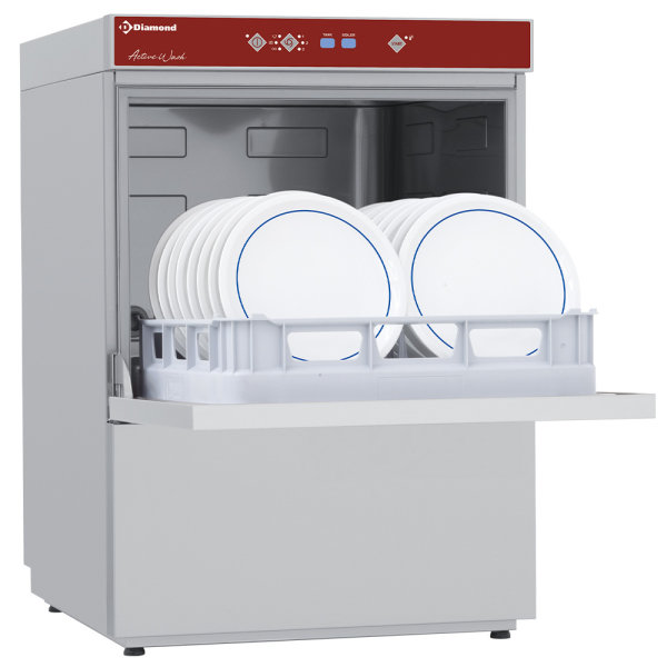 Geschirrspülmaschine für Körbe 500x500 mm + Entkalker